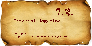 Terebesi Magdolna névjegykártya